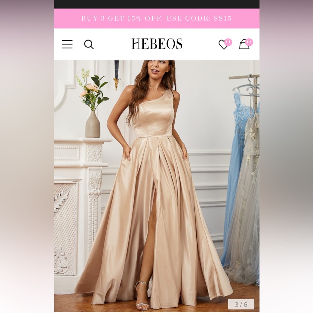 Gold Sweetheart Neckline Gown for Weddings